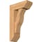 Ekena Millwork Funston Slat Smooth Bracket w/ Offset Brace, Western Red Cedar, 7 1/2"W x 20"D x 32"H BKT0806X20X32FST06SWR - alternate 1